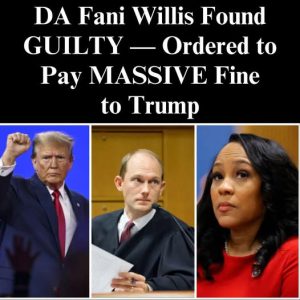 In the Trump case, DA Willis was ordered to pay a hefty fine for violations.