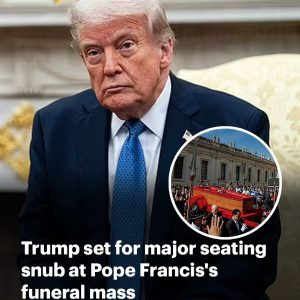 Will Trump think his seat at the Pope’s funeral is a snub? Protocol drama three years after he mocked Biden for having to sit at the rear for Queen’s farewell