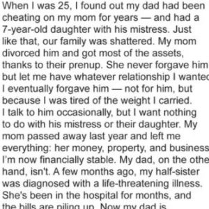 He Cheated, Had a Secret Baby
