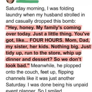 My Husband Dumped Hosting Duties on Me — So I Taught Him a Lesson He Won’t Forget