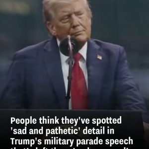 Viewers claim they noticed a “sad and awkward” detail in Trump’s speech that sparked secondhand embarrassment