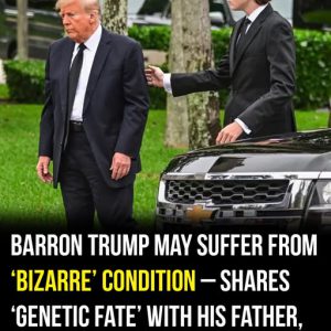 Barron Trump may share a similar genetic condition with Donald Trump