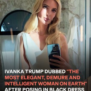 Ivanka Trump wows fans in an elegant black dress featuring a deep neckline