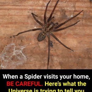 Did you know: When a Spider visits your home it’s a sign