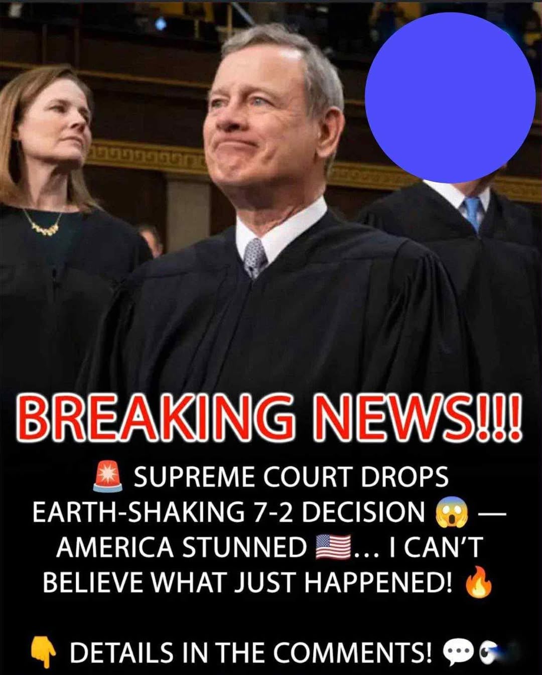 Supreme Court Delivers Earth-Shaking 7-2 Decision… I Can’t Believe It
