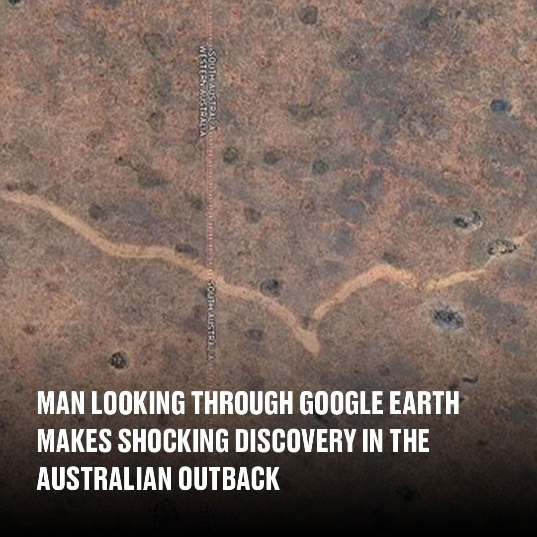 While Using Google Earth, Man Makes Sh0cking Discovery in Australian Outback