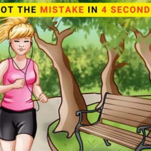 You are smarter than most if you can spot the mistake in the jogging picture in 4 seconds!