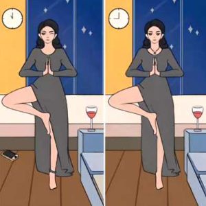 No one can find 8 differences within 10 seconds.